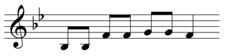 Twinkle, twinkle with a key signature