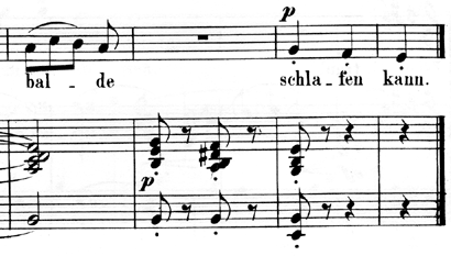 Excerpt from Schumann's Op. 24, No. 4 as scanned into SharpEye