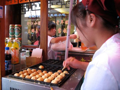 Squid Dumplings in Shanghai, 2008