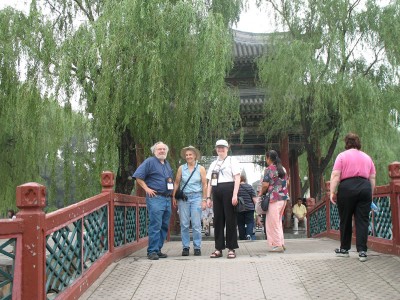 Rick, Joanne, and JoAnn at the Summer Palace, Beijing, 2008