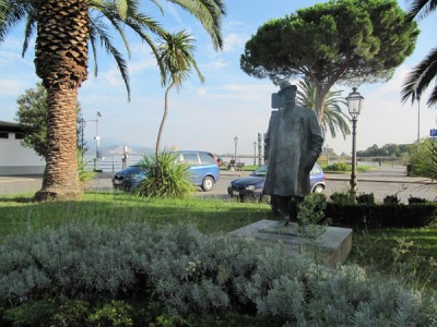 Puccini Statue in Torre del Lago