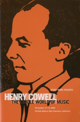 Henry Cowell at Other Minds program cover