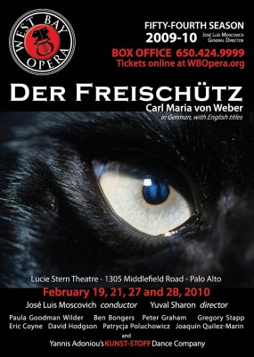 West Bay Opera poster for Der Freischütz