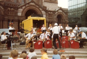 Herb Pomeroy Band in Copley Square, Boston, early 1980s