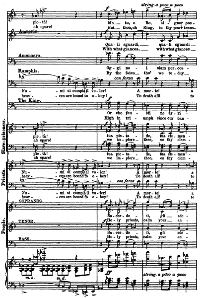 Page 157 of the vocal score to Aida