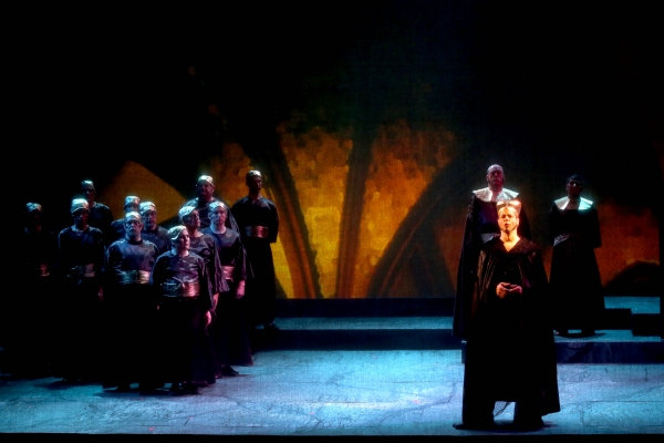 Sarastro and Priests in Magic Flute Act II